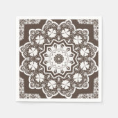 Serviette En Papier Dentelle blanche (Devant)