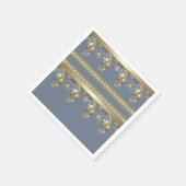 Serviette En Papier Dentelle d'or (Coin)