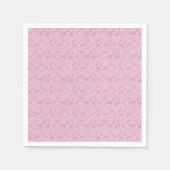 Serviette En Papier Dentelle Rose Clair (Devant)