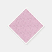 Serviette En Papier Dentelle Rose Clair (Coin)