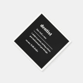 Serviette En Papier Dentist Definition Dentistry Tooth Doctor Teeth Gi (Coin)