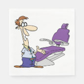 Serviette En Papier Dentiste Et Chaire De Chirurgie Dentaire (Devant)