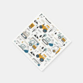 Serviette En Papier Déplaçons le Motif de véhicule (Coin)