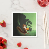 Serviette En Papier Déplaisant écureuil (En situation)