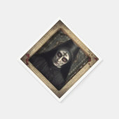 Serviette En Papier Déplaisant Nun Gothique Halloween Confession (Coin)