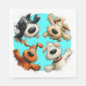 SERVIETTE EN PAPIER DÉPOSER EN TOUTE OCCASION OU FÊTE (Devant)