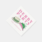 Serviette En Papier Derby Party Fancy Casquette Mode Preppy (Coin)