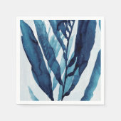 Serviette En Papier Dérive bleue I (Devant)