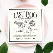 Serviette En Papier Dernier Boo avant de faire Bachelorette Halloween