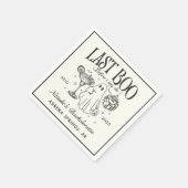 Serviette En Papier Dernier Boo avant de faire Bachelorette Halloween (Coin)