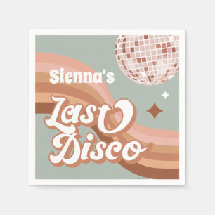 Serviette En Papier Dernier Disco 70's Super Retro Daisy Bachelorette