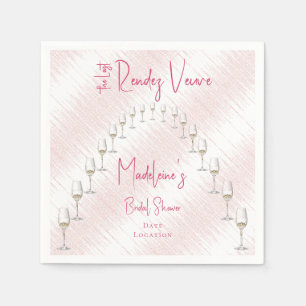 Serviette En Papier Dernier Rendez Veuve Bachelorette Week-end Itinéra