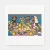Serviette En Papier Dernier souper serviettes religieuses (Devant)
