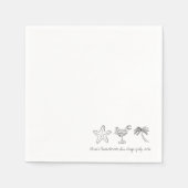 Serviette En Papier Dernier Splash Bachelorette Party Approvisionnemen (Devant)