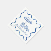 Serviette En Papier Dernier toast sur la côte Cocktail Napktail (Coin)