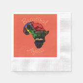 Serviette En Papier Dernière Personnaliser d'occasion spéciale africai (Devant)