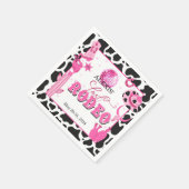 Serviette En Papier Dernière Rodéo Papier personnalisé serviettes (Coin)