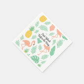 Serviette En Papier Dernière soirée Bachelorette avant le grand plonge (Coin)