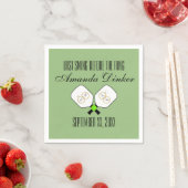 Serviette En Papier Dernière swing avant la sage de Mariage de pickleb (En situation)