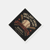 Serviette En Papier Dernière Swing Baseball Bachelor Party (Coin)