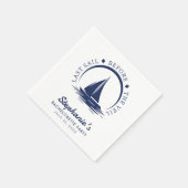 Serviette En Papier Dernière voile avant le Veil Bachelorette Party (Coin)