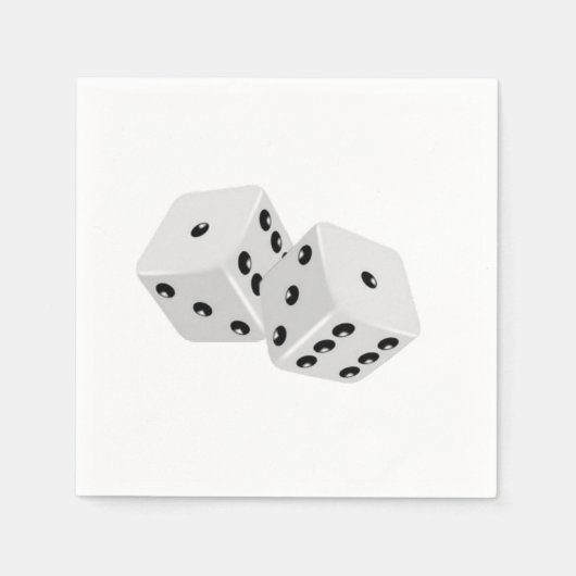 Serviette En Papier Dés de roulement (Devant)