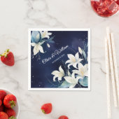 Serviette En Papier Des draps blancs intemporels sur un Arrière - plan (En situation)