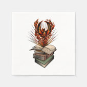 Serviette En Papier Des Livres (Devant)