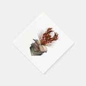 Serviette En Papier Des Livres (Coin)