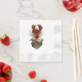 Serviette En Papier Des Livres (En situation)