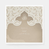 Serviette En Papier Des manuscrits majestueux Mariage islamique person (Devant)