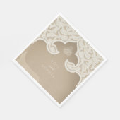 Serviette En Papier Des manuscrits majestueux Mariage islamique person (Coin)