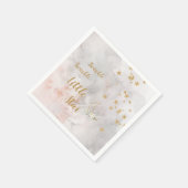 Serviette En Papier Des Plaques De Petite Étoile Sur Les Plaques De Lu (Coin)