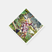 Serviette En Papier Des raisins. (Coin)
