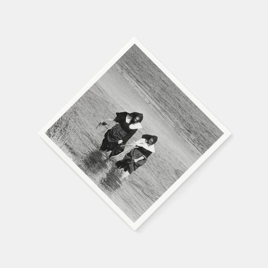 Serviette En Papier Des religieuses s'affrontent sur Long Island (Coin)