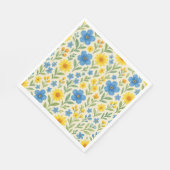 Serviette En Papier Des serviettes à fleurs ! (Coin)