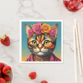 Serviette En Papier Des serviettes de chat ! (En situation)