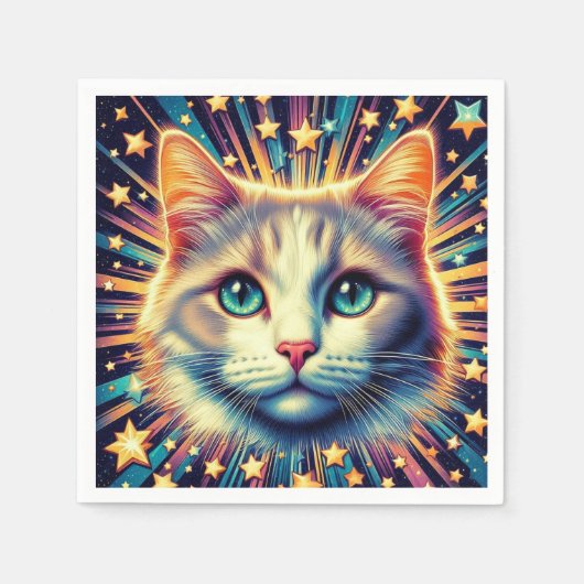 Serviette En Papier Des serviettes de chat ! (Devant)