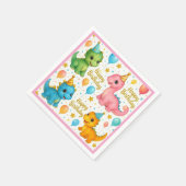Serviette En Papier Des serviettes de dinosaure pour bébé ! (Coin)