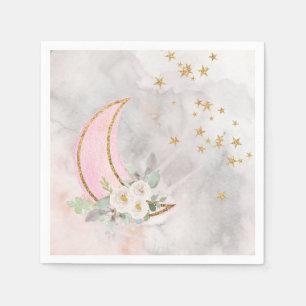 Serviette En Papier Des serviettes De La Petite Étoile Sur La Lune