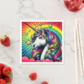 Serviette En Papier Des serviettes de licorne ! (En situation)