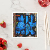 Serviette En Papier Des serviettes en graffiti. (En situation)