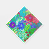 Serviette En Papier Des serviettes florales brillantes pour n'importe (Coin)