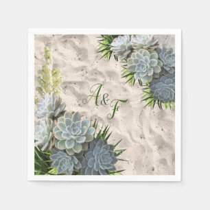 Serviette En Papier Des teintes succulentes de serviettes de bleus pâl