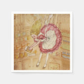 Serviette En Papier Descente du trou de lapin (Devant)