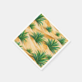 Serviette En Papier Desert Dunes Agave Pattern (Coin)