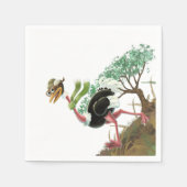 Serviette En Papier Desert Ostrich Runner (Devant)