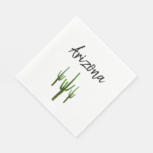 Serviette En Papier Désert Sud-Ouest Arziona Cactus (Coin)