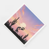 Serviette En Papier Désert Sud-Ouest Kokopelli (Coin)