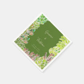 Serviette En Papier Desert Thème Mariage Réception Cocktail Serviettes (Coin)